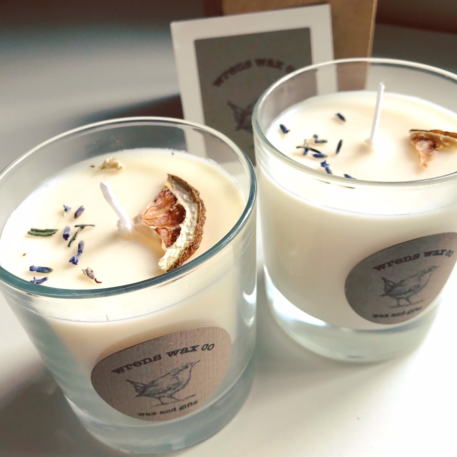 Lemon and Lavender Candle Etsy