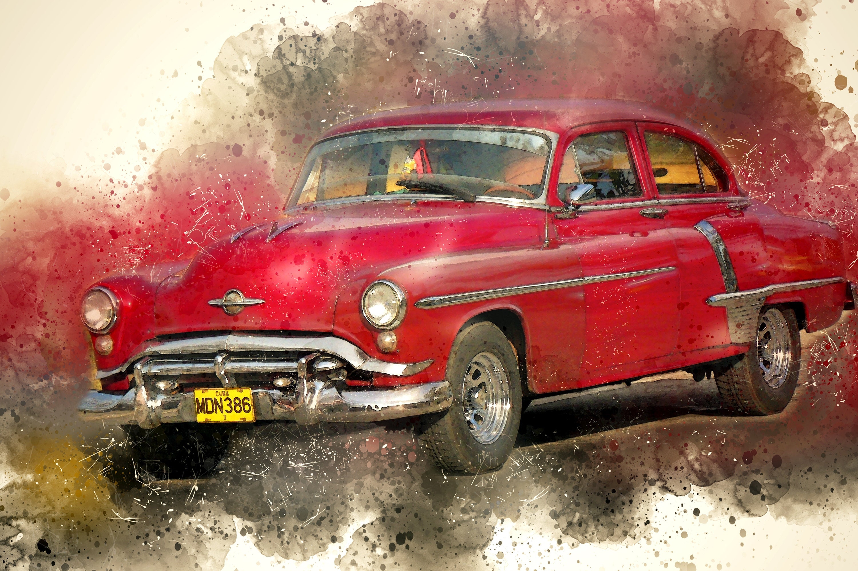 Printable vintage cars in 7 different formats Pack 41 300 | Etsy