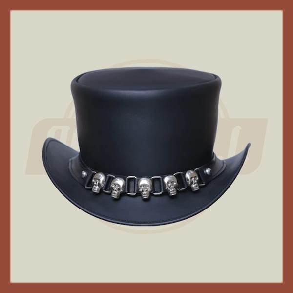 Skull Top Hat - Etsy