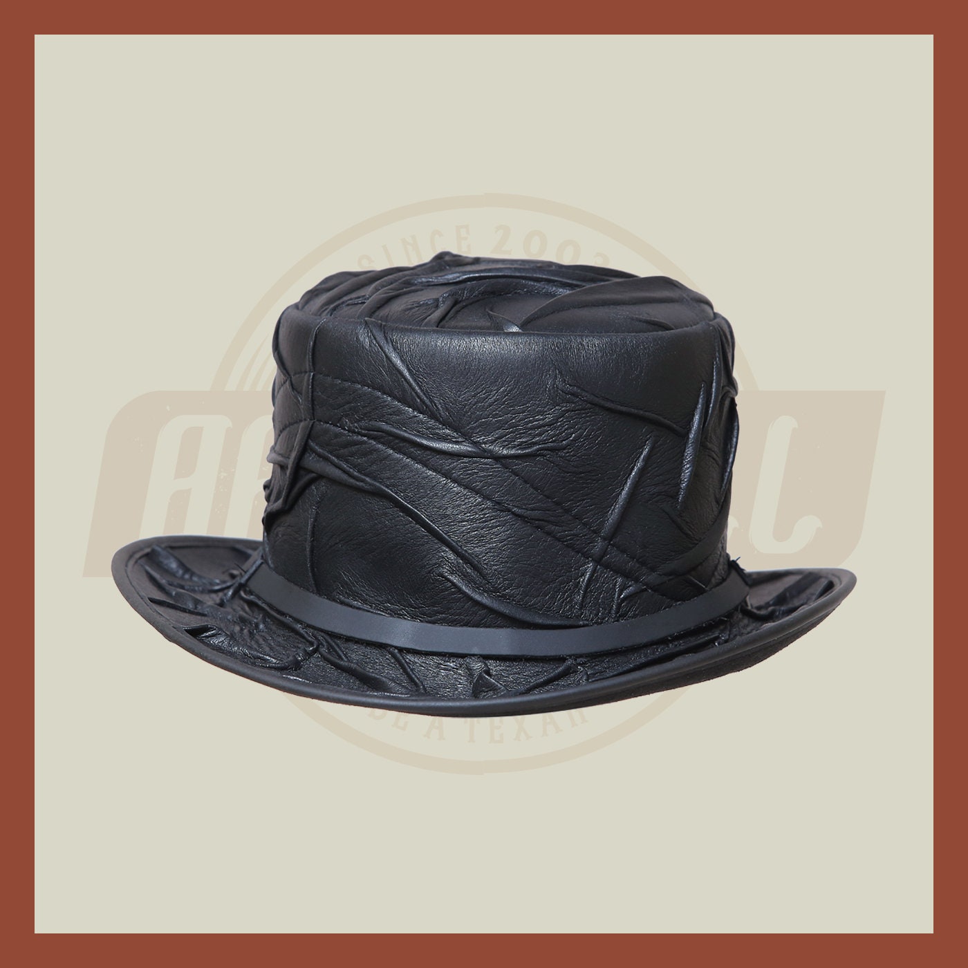 Crinkle Leather Steampunk Old Look 