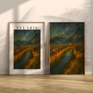 Velaris | Night Court Digital Print | ACOTAR Wall Art | A Court of Thorns and Roses Inspired | Sarah J. Maas Fantasy Art