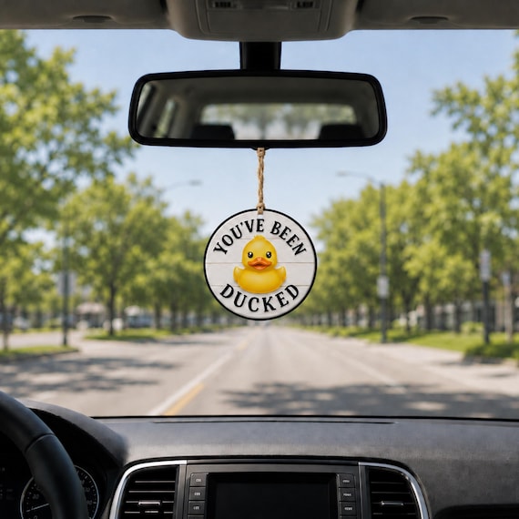 Funny Duck Ornament: You’ve Been Ducked, Cute Rock Crawler Gift
