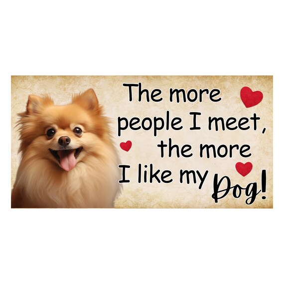Pomeranian Dog Sign: Funny Farmhouse Quote Wreath Sign