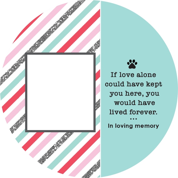 Pet Memorial Sign: Dog Loss Gift, Personalized Sympathy Home Decor