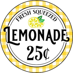 Fresh Squeezed Lemonade Sign | Summer Wreath Sign | Front Door Wreath Sign | Sign For Wreaths | Lemon Wreath Sign | Lemon Wreaths Decor