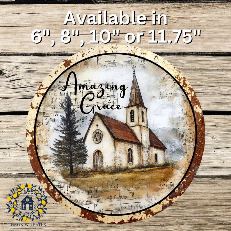 Shrine Rustic Sign Rustic Church Sign: Grace, Vintage Religious Home Decor - Etsy