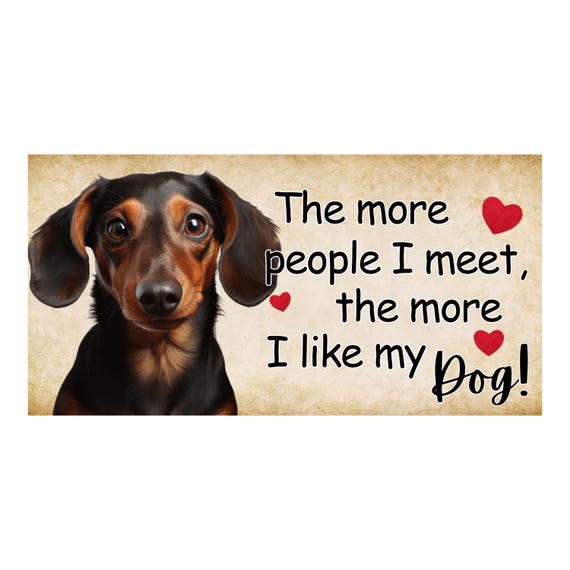 Dachshund Dog Quote Sign: Funny Farmhouse Decor Wreath Sign