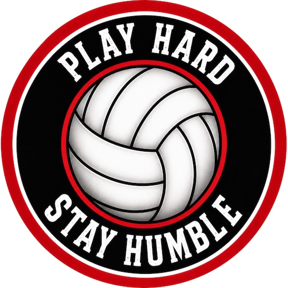Play Hard Stay Humble Sign: Volleyball Sign, Sports Decor, Gym Decor, Volleyball Plater