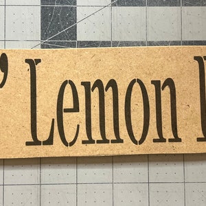 Lemon Bars Ribbon Cutting Boards (Various Sizes)