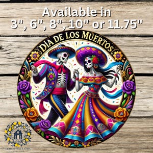 Day of the Dead Sign: Dia de los Muertos Wreath Decor