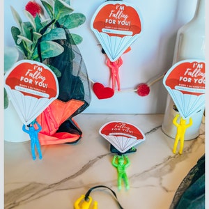 Paratrooper Valentine, Parachute Toy Valentine, Non Candy Valentine ...