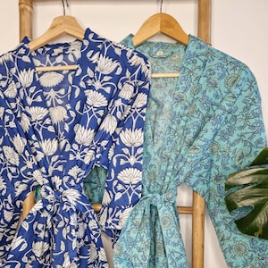 Duck egg blue dressing gown hotsell