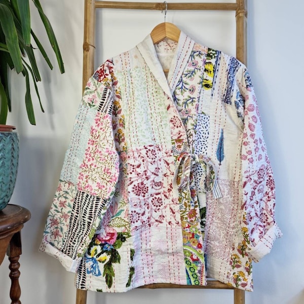 Patchwork Jacket - Etsy UK