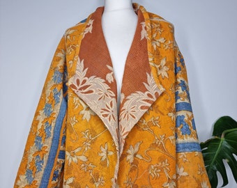 orange waterfall jacket