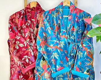 Lyxig sammet Boho Quirky Blommig Axelaxelryckning Ytterlager Middagschic Kappa Kavaj Knytsel Bolero Vår Elegant Gåva | Marsala Rödbrun Djupt Blågrön