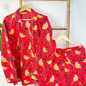 Christmas robin pyjamas shop
