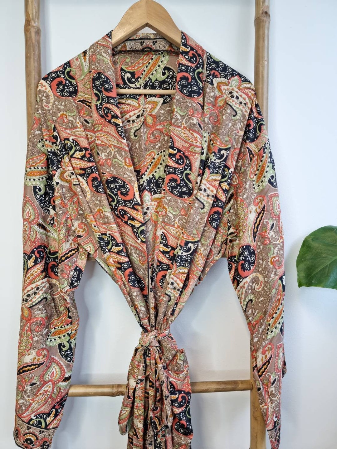 Men's Silk Luxury Boho Kimonos Man House Beach Artist - Etsy UK