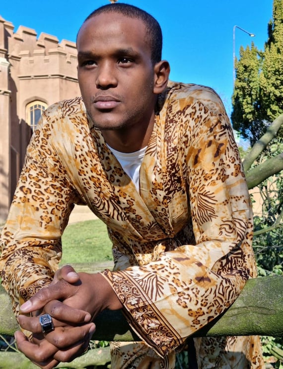 Silk hotsell cheetah robe