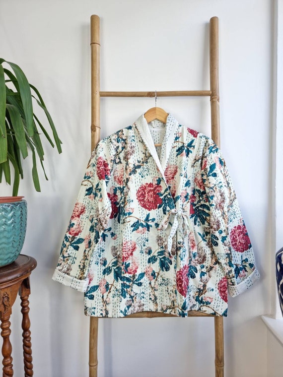 Kantha Reversible Short Length Spring Bolero All Season Kantha Reversible Short Length Spring Bolero All Season