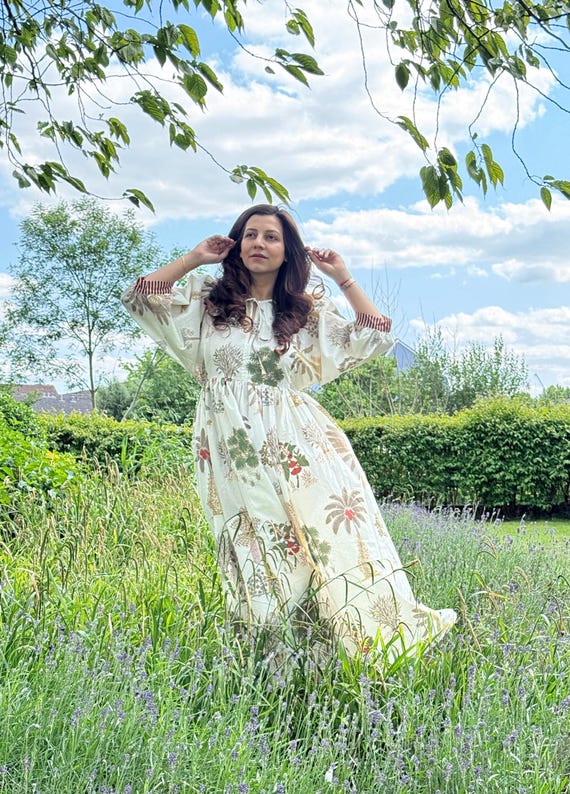 white christmas dresses Shop Elegant White Floral Maxi Dress main image 1