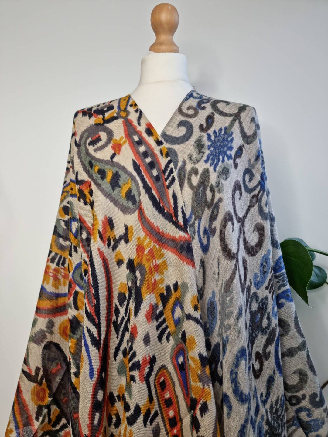 Engineered Garments Gauze Scarf, Navy Seagull – Glasswing