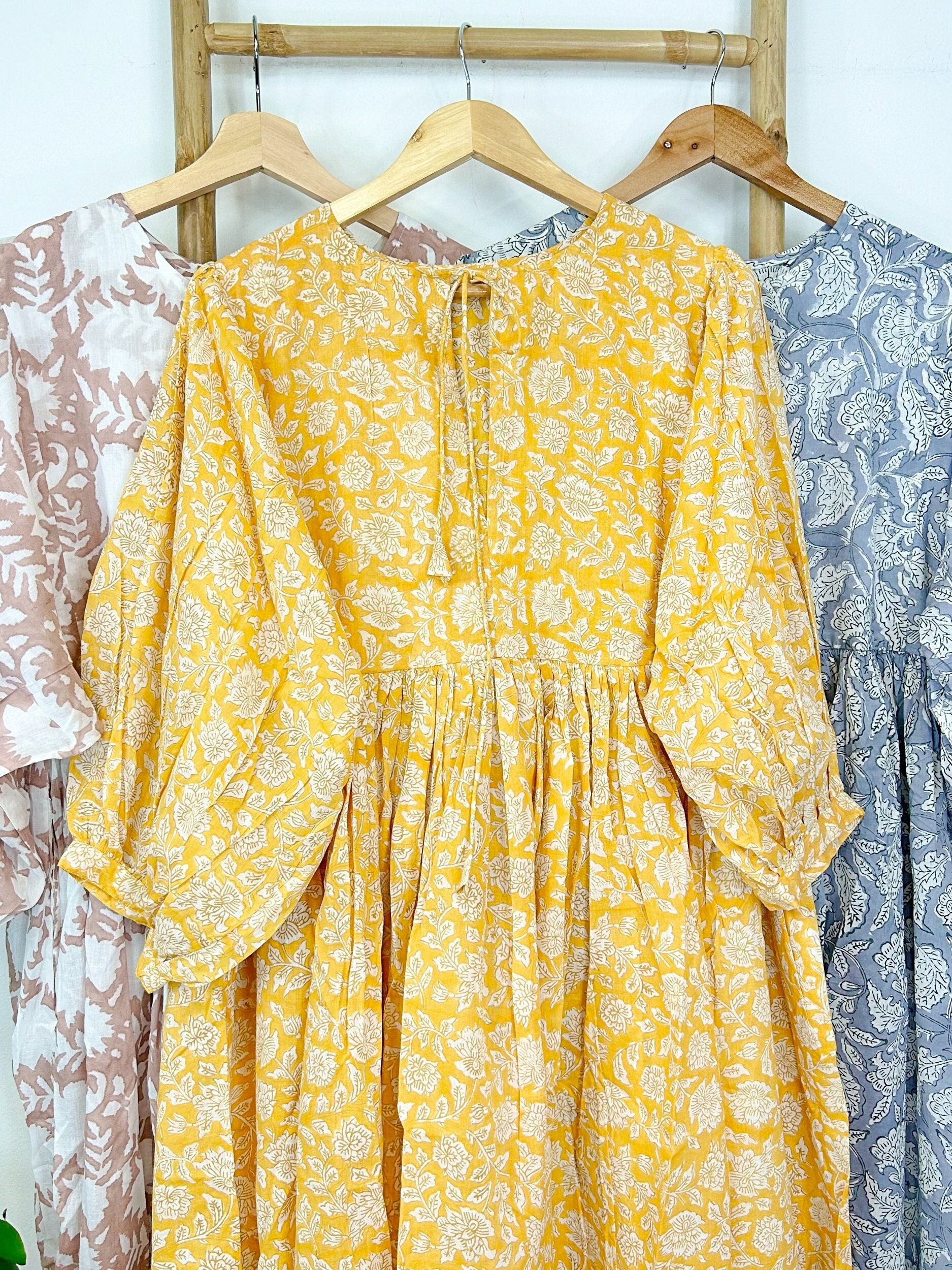 Indian Cotton Dress Etsy UK