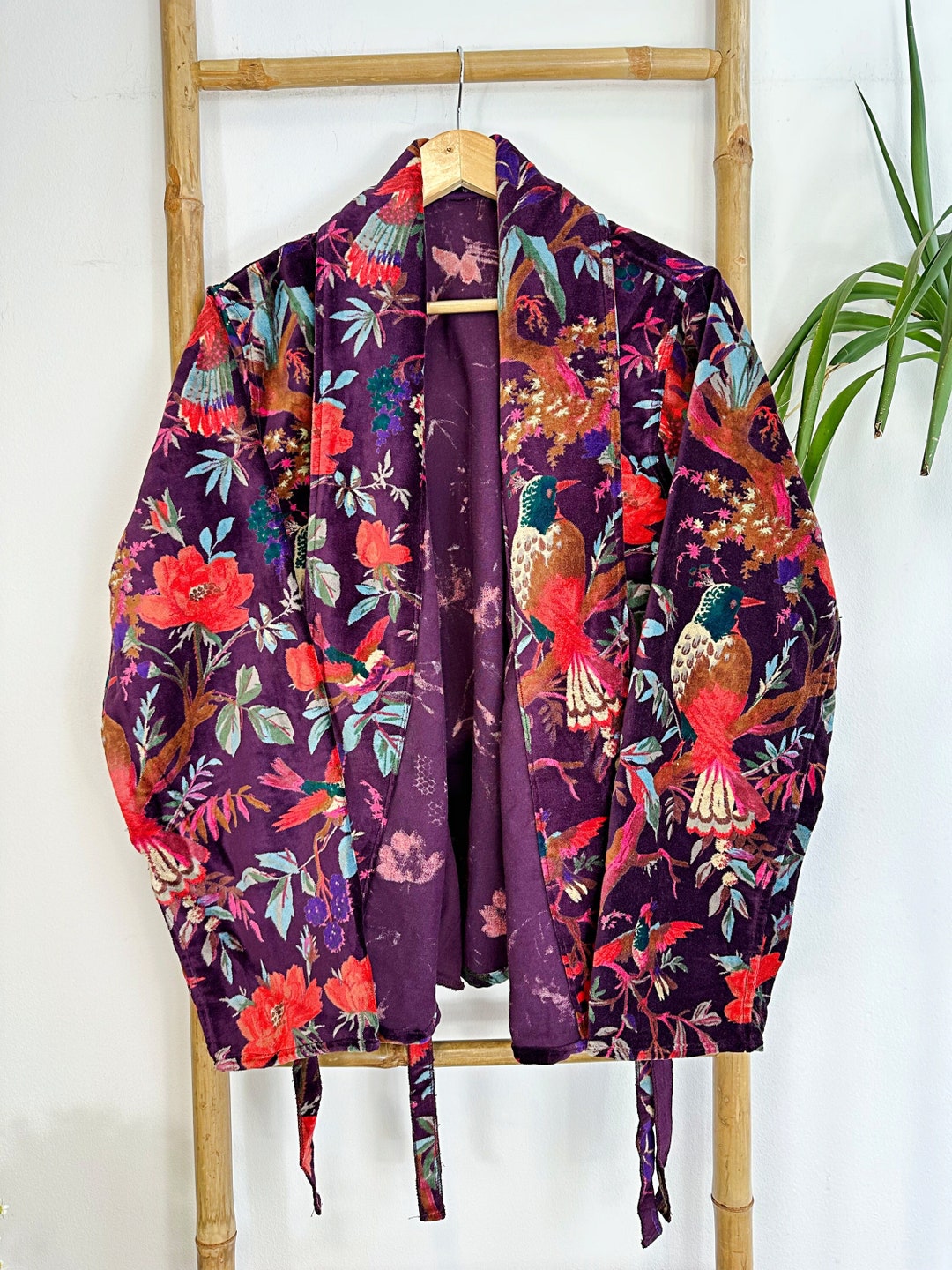 Women's Floral Printed V-Neck Shrug | Ethnic Jacket