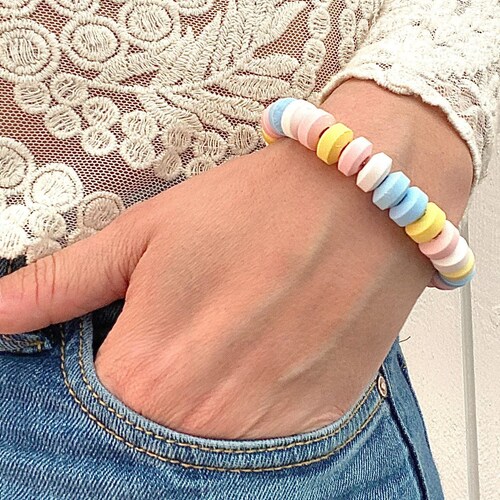 Realistic Candy Inspired Bracelet Retro Polymer Clay Etsy