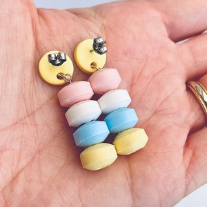 Sweet Candy Inspired Earrings in Polymerclay With Stud