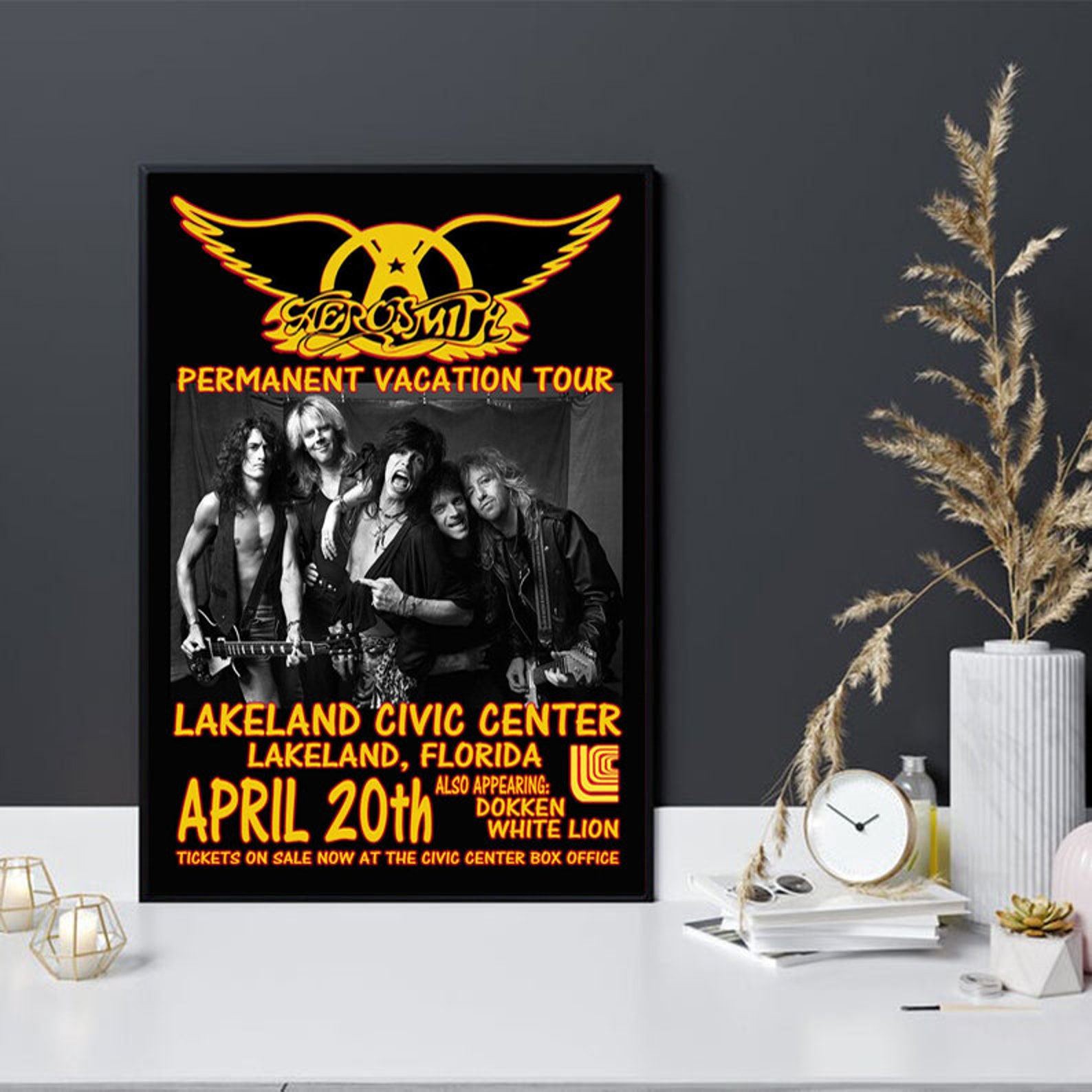 Aerosmith Replica 1988 Concert Poster Wall Art Home Decor Etsy aerosmith-replica-1988-concert-poster-wall-art-home-decor-etsy