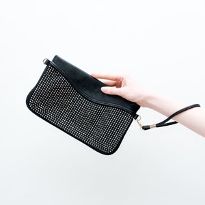 VINTAGE HANDBAG SHOULDERBAG, Vintage Y2K iconic crystal hand bag in black