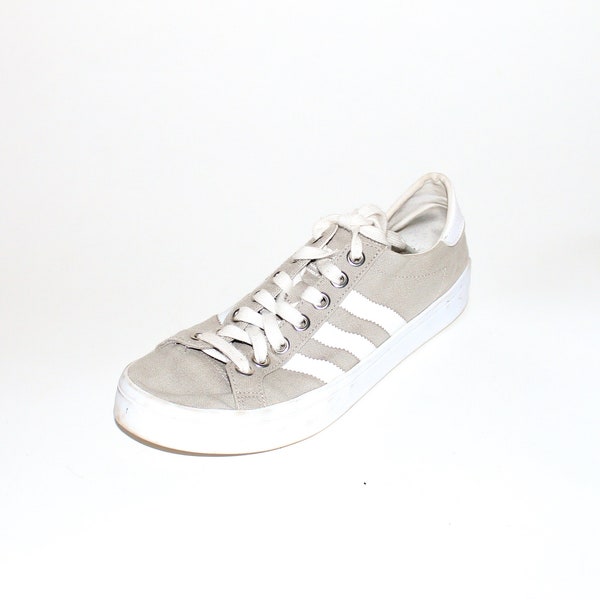 VINTAGE SNEAKERS, 90s, Y2K, 00s - Vintage 00s ADIDAS canvas sneakers in grey