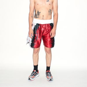 VINTAGE SHORTS - Vintage 00s kickboxing shorts in red