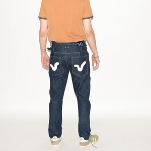 VINTAGE JEANS - Vintage Y2K classic jeans in dark blue
