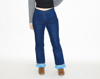 VINTAGE JEANS, 90s, Y2K, 00s - Vintage 90s gerade Jeans in Blau
