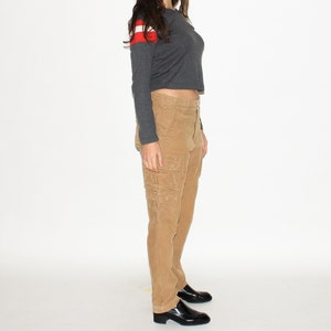 VINTAGE TROUSERS - Vintage 90s corduroy cargo trousers in beige