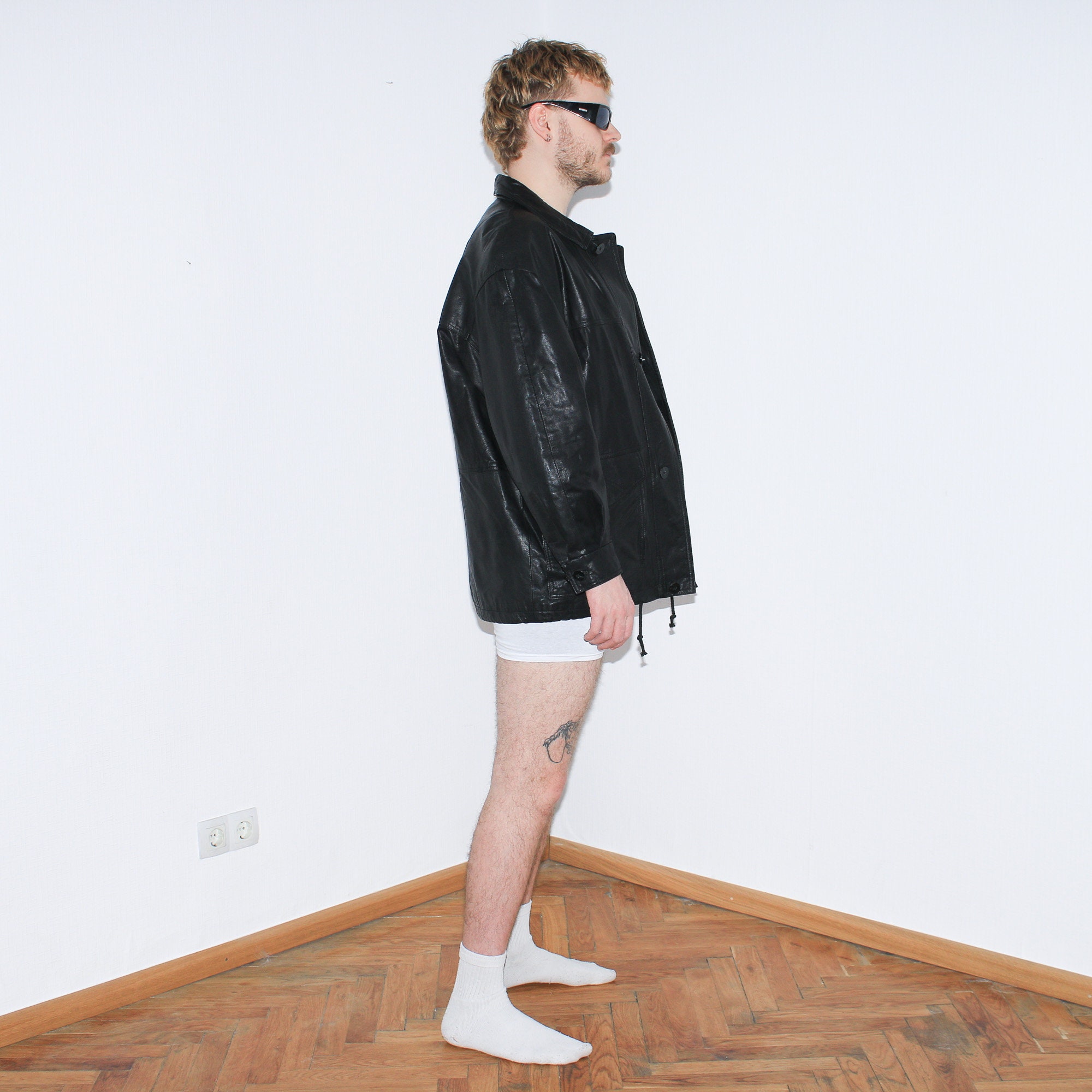 【美品が安い！】 90s Leather jacket (black) VINTAGE LEATHER JACKETS - Vintage 90s Classic Leather Jacket