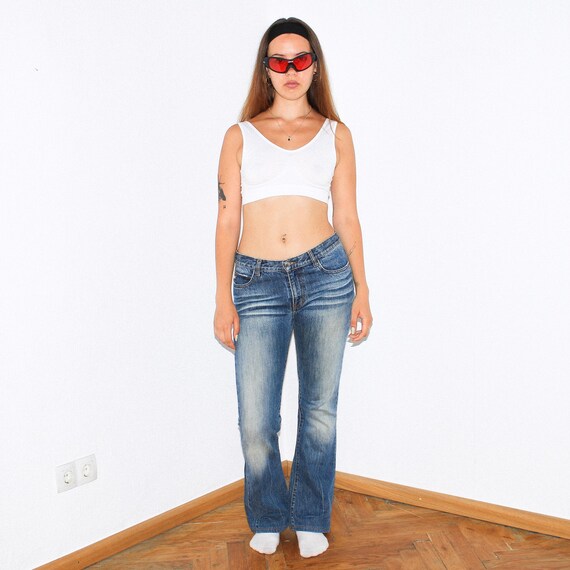 VINTAGE JEANS 90s Y2K 00s Vintage Y2K Miss Sixty Flare Jeans in Blue Etsy UK