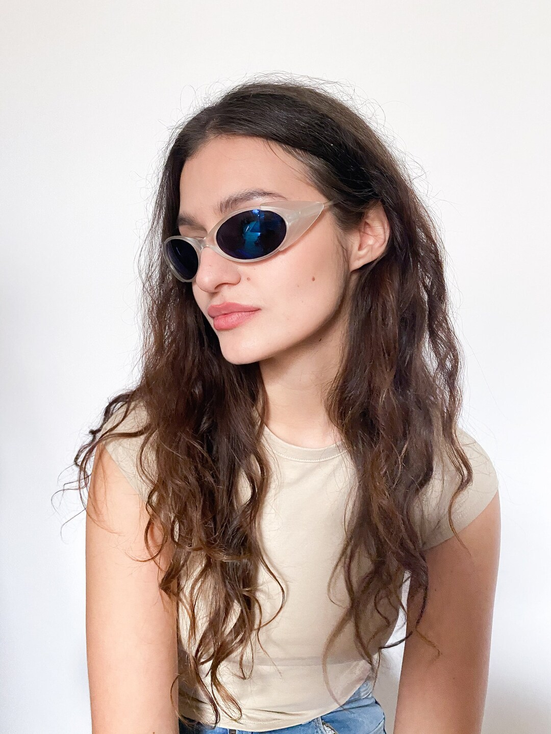 VINTAGE SUNGLASSES 90s Y2K 00s Vintage 90s Matrix Rave - Etsy