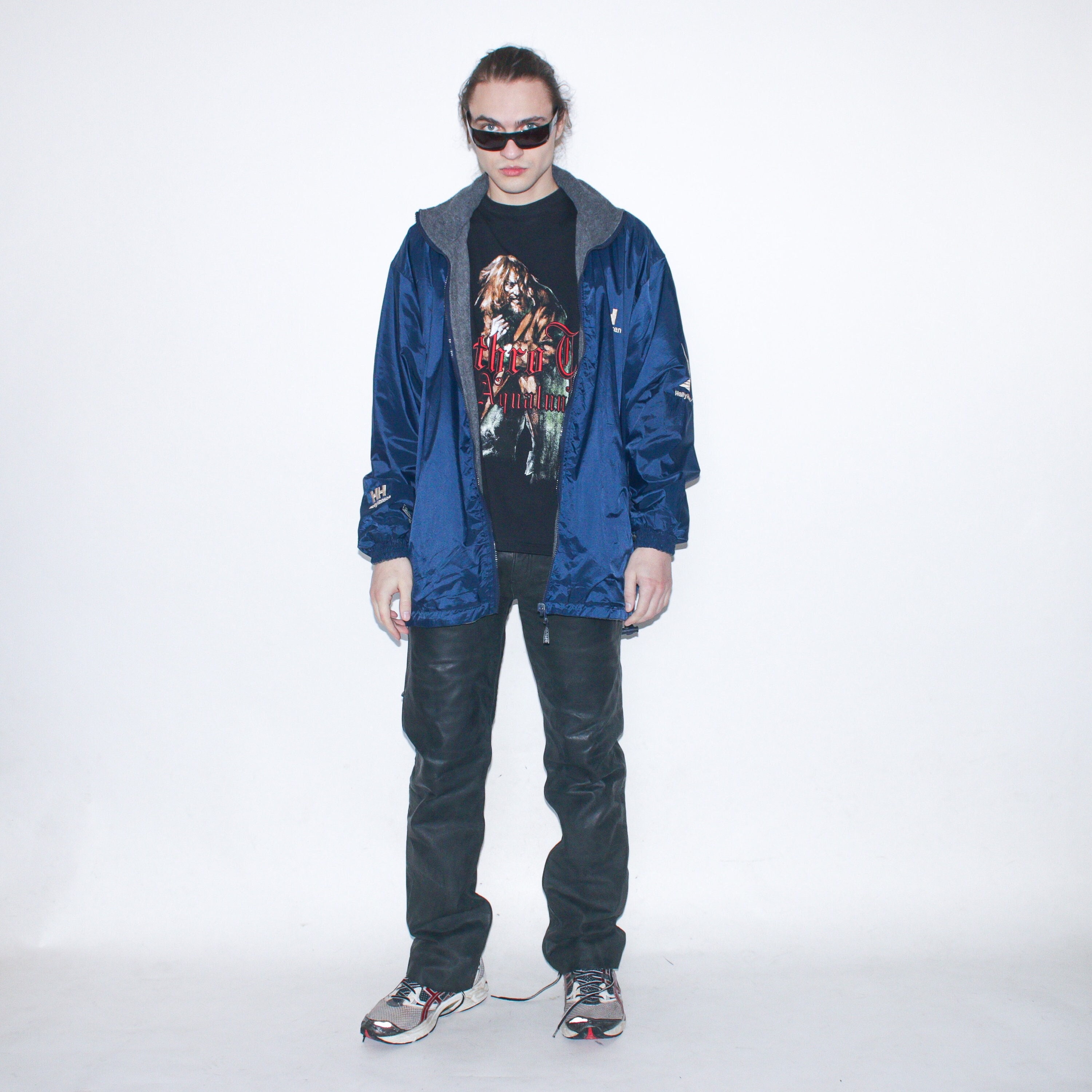 ジャケット・アウター Y2K 00s helly hansen denim snow jacket Vintage 90s Helly Hansen Ski Jacket US Freestyle Grand