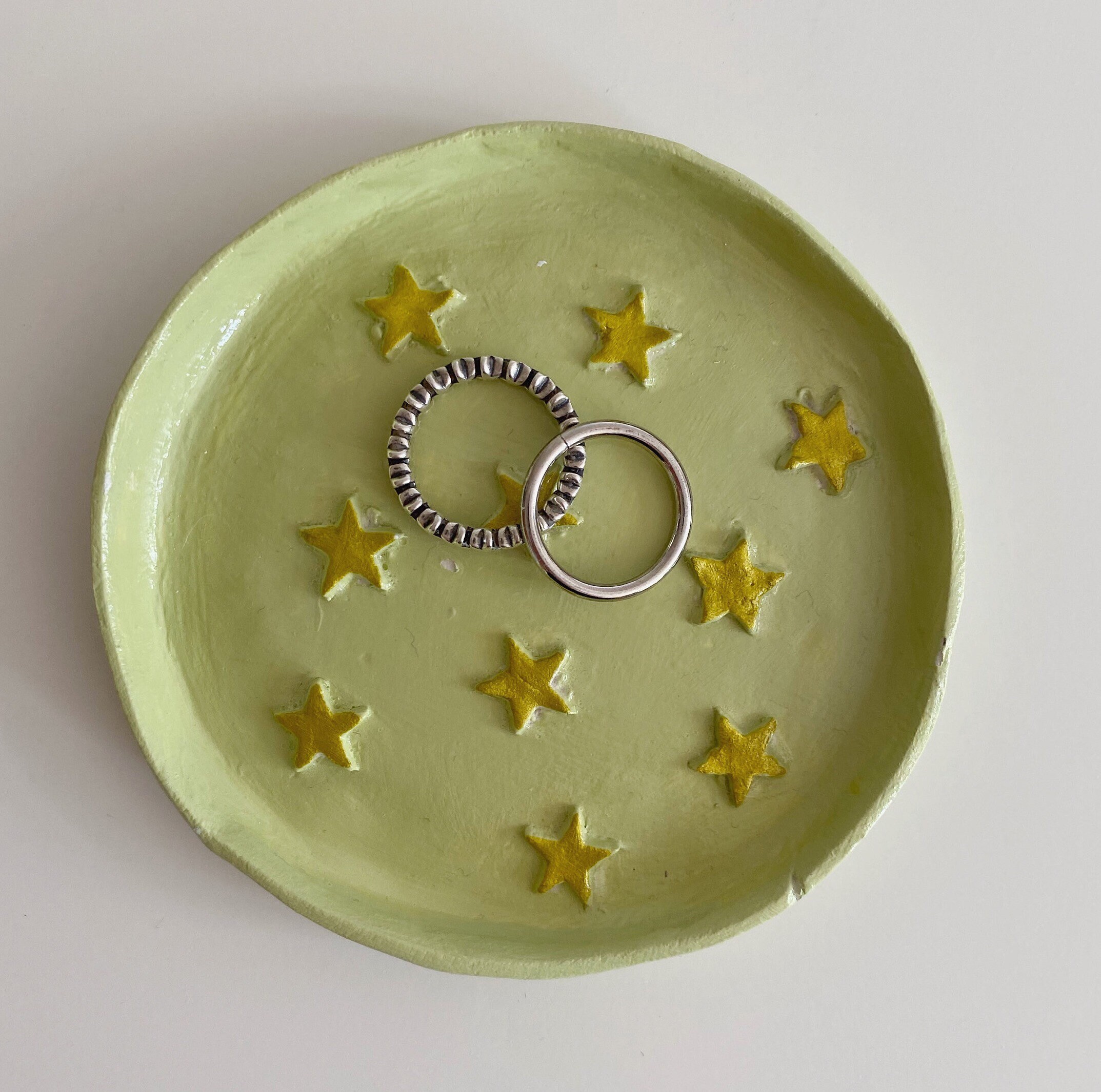 Handmade Clay Trinket Dish Etsy UK