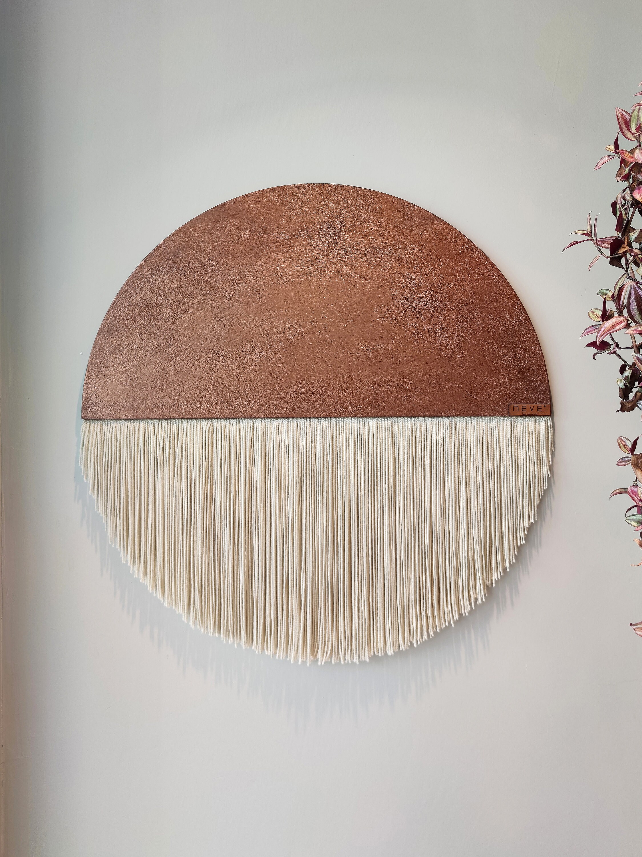 Bronze round wall hanging modern art modern wall hanging Etsy