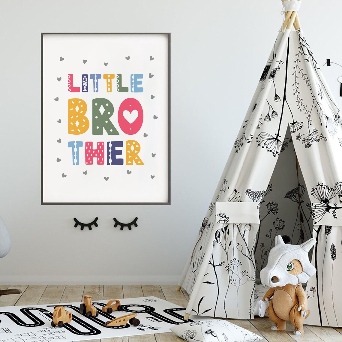 Buy Big Sister Little Brother Wall Art, Brother and Sister Room Decor ...