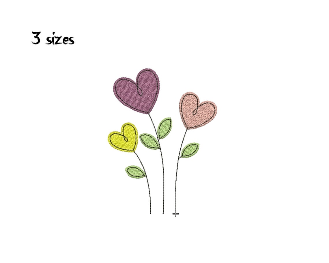 Love With Flowers Embroidery Love With Flowers Embroidery