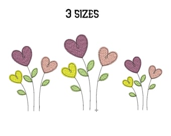 love flower embroidery design love flowers embroidery designs