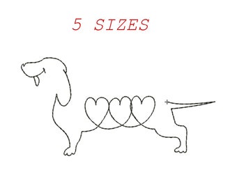 Dog embroidery design dog dachshund embroidery designs pets