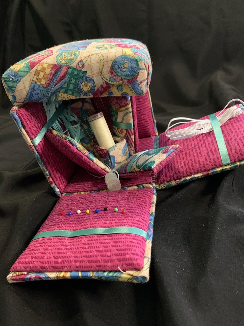 Fabric Covered Sewing Box / Kit Etsy