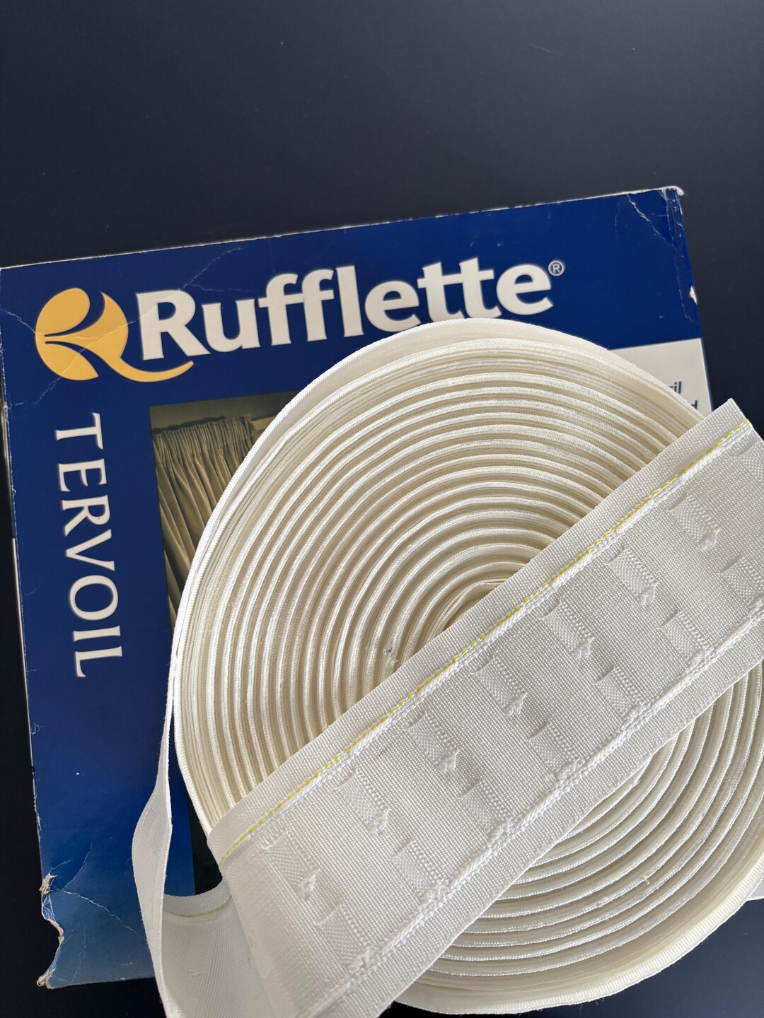 Rufflette Tervoil Pencil Pleat Heading Tape for Lightweight Curtains. 2 ...