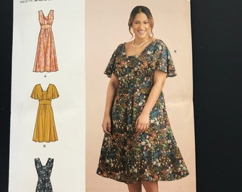 Simplicity 9325, Robe d'été, taille 10-28 (36-54)