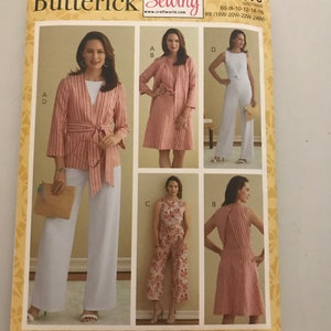 Butterick 6775, cartamodello per abito e tuta, taglia 8-24